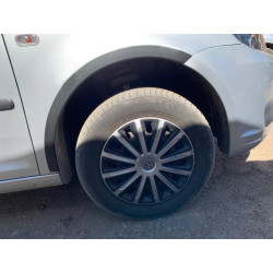 Купити Накладки на арки (чорний мат) Довга база (пластик) для Volkswagen Caddy 2010-2015 рр