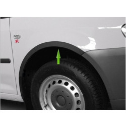 Купити Накладки на арки (чорний мат) Довга база (пластик) для Volkswagen Caddy 2010-2015 рр