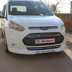 Купить Накладка на передний бампер (под покраску) для Ford Connect 2014-2021 гг