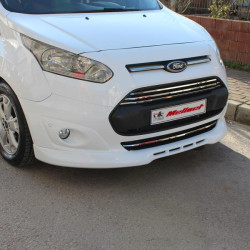 Купить Накладка на передний бампер (под покраску) для Ford Connect 2014-2021 гг