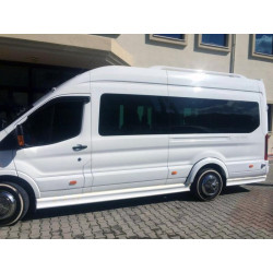 Купити Бокові пороги (під фарбування) для Ford Transit 2014- рр