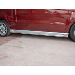 Купить Боковые пороги (под покраску) для Ford Courier 2014-2023 гг