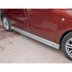 Купить Боковые пороги (под покраску) для Ford Courier 2014-2023 гг