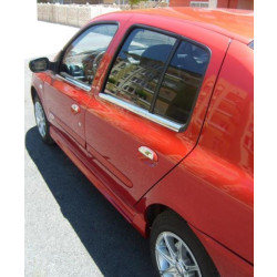 Купить Боковые пороги Ferrari-type (под покраску) для Renault Symbol 1999-2008 гг