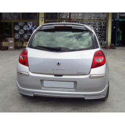 Купить Накладка на задний бампер V1 (под покраску) для Renault Clio III 2005-2012 гг