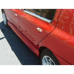 Купить Боковые пороги (под покраску) для Renault Symbol 2008-2013 гг