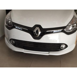 Купить Накладка на передний бампер (под покраску) для Renault Clio IV 2012-2019 гг