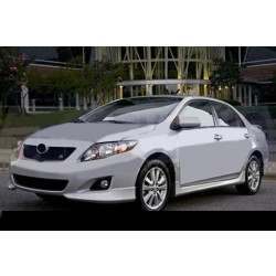 Купити Накладка на передній бампер (під фарбування) для Toyota Corolla 2007-2013 рр