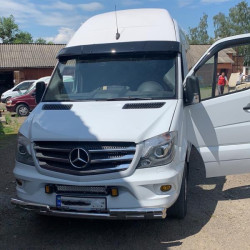 Купити Передня нижня дуга Shark (нерж.) 2013-2025 для Mercedes Sprinter W906 рр