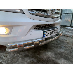 Купити Передня нижня дуга Shark (нерж.) 2013-2025 для Mercedes Sprinter W906 рр