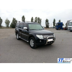 Купити Кенгурятник QT006 (нерж.) 51 мм для Mitsubishi Pajero Wagon IV