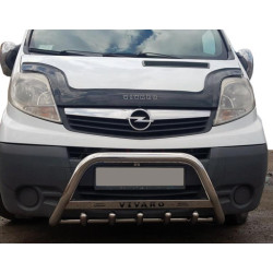 Купити Кенгурятник WT003-4 (нерж.) З написом для Opel Vivaro 2001-2015 рр