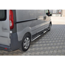 Купити Бічні труби (2 шт, нерж.) 70мм, Довга база для Nissan Primastar 2002-2014 рр