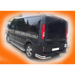 Купити Задні куточки AK003-Подвійний (нерж) для Renault Trafic 2001-2015 рр