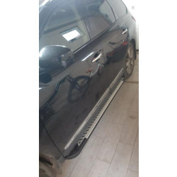 Купити Бокові пороги Line (2 шт, алюміній) для Nissan Pathfinder R52 2012-2021 рр