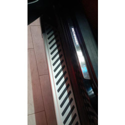 Купити Бокові пороги Line (2 шт, алюміній) для Nissan Pathfinder R52 2012-2021 рр