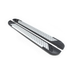 Купить Боковые пороги Allmond Grey (2 шт, алюм) для Toyota FJ Cruiser