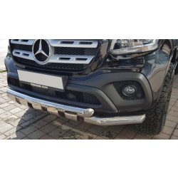 Купити Передній вус Gronder (нерж, 70мм) для Mercedes X class