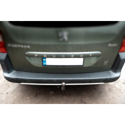 Купити Накладки на задній бампер ABS (пласт.) для Peugeot Partner Tepee 2008-2018 рр