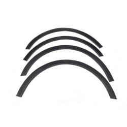 Купить Накладки на арки (черный мат) Короткая база, 1 сдвижная дверь (метал) для Volkswagen Caddy 2004-2010 гг