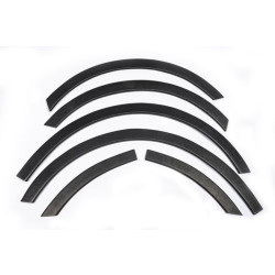 Купить Накладки на арки (черный мат) Короткая база, 1 сдвижная дверь (метал) для Volkswagen Caddy 2004-2010 гг