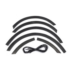 Купить Накладки на арки (черный мат) Короткая база, 1 сдвижная дверь (метал) для Volkswagen Caddy 2004-2010 гг