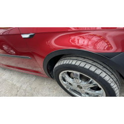 Купити Накладки на арки (чорний мат) Коротка база, 2 бічних (метал) для Volkswagen Caddy 2015-2020 рр