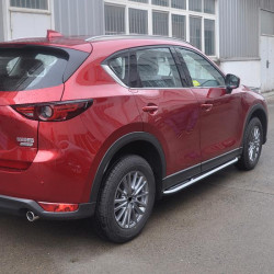 Купити Бокові пороги оригінал V1 (2 шт) для Mazda CX-5 2017- рр
