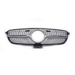 Купити Тюнінг решітка радіатора (Diamond Silver) Без камери для Mercedes GLE coupe C292 2015-2019 рр