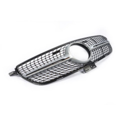 Купити Тюнінг решітка радіатора (Diamond Silver) Без камери для Mercedes GLE coupe C292 2015-2019 рр