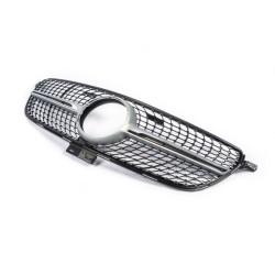 Купити Тюнінг решітка радіатора (Diamond Silver) Без камери для Mercedes GLE coupe C292 2015-2019 рр