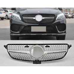 Купити Тюнінг решітка Diamond (GLE) Без камери для Mercedes GLE/ML сlass W166