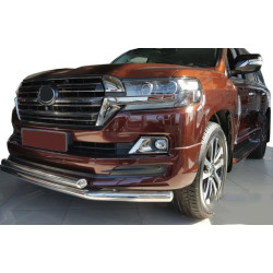 Купить Передняя дуга ST014 (2015-2025, нерж.) 70мм на 48мм для Toyota Land Cruiser 200