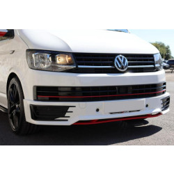 Купити Накладка на передній бампер Sportline 2015-2018 (під фарбування) для Volkswagen T6