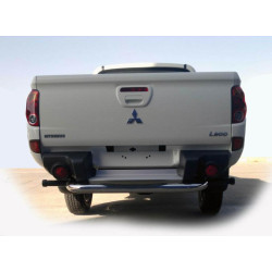 Купить Задняя защита AK007 (нерж) для Mitsubishi L200 2006-2015 гг