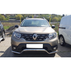 Купить Передняя защита ST012 (нерж.) для Renault Duster 2008-2017 гг