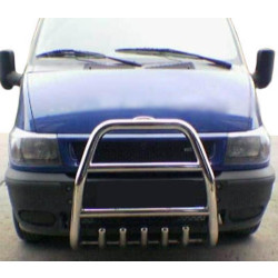 Купить Кенгурятник QT007 (2000-2006, нерж.) для Ford Transit