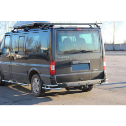 Купить Задняя защита AK002 (нерж.) для Ford Transit 2000-2014 гг