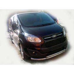 Купить Передняя защита ST014 (нерж.) 60/42 мм для Ford Custom 2013-2022 гг