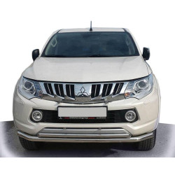 Купить Передняя защита ST014 (нерж) для Mitsubishi L200 2015-2024 гг