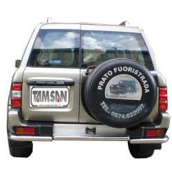 Купить Задняя дуга AK005-1 (нерж) для Nissan Patrol Y61 1997-2011 гг