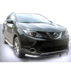 Купить Передняя защита ST014 (нерж) для Nissan Qashqai/Rogue Sport 2014-2021 гг