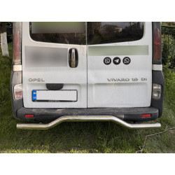 Купить Задняя защита AK006 (нерж) для Opel Vivaro 2001-2015 гг