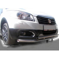 Купить Передний ус ST014 (нерж) для Suzuki SX4 S-Cross 2013-2016 гг