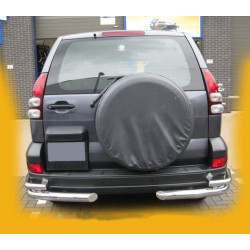 Купить Задние двойные уголки AK003-2 (2 шт, нерж) для Toyota Land Cruiser Prado 120