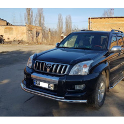 Купить Передняя дуга ST014 (нерж.) 60/42 мм для Toyota Land Cruiser Prado 120