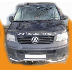 Купить Нижняя губа волна-гриль ST007-1 (нерж) для Volkswagen T5 Transporter 2003-2010 гг