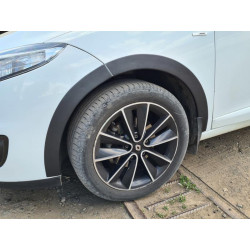 Купити Накладки на арки (8 шт, чорні) HB – метал для Renault Megane III 2009-2016 рр