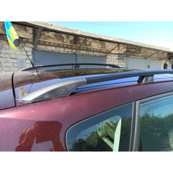 Купити Рейлінги Чорні (2 шт) Довга база (Grande) для Renault Scenic/Grand 2003-2009 рр