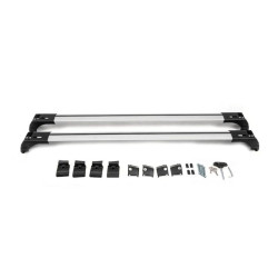 Купити Багажник (поперечини) на інтегровані рейлінги Skybar V2 120 см (2 шт) Сірий для Volkswagen Touareg 2018- рр